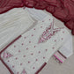 Maroon Embroidered Farshi Set