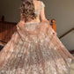 Mauve Sequin Dori Lehenga Set