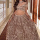 Mauve Sequin Dori Lehenga Set