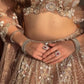 Mauve Sequin Dori Lehenga Set