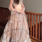 Mauve Sequin Dori Lehenga Set