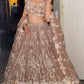 Mauve Sequin Dori Lehenga Set