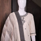 Ivory Paisley Embroidered Kurta