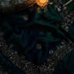 Emerald Beaded Sequin Saree