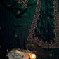 Emerald Beaded Sequin Saree