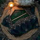 Emerald Beaded Sequin Saree