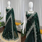 Emerald Beaded Sequin Saree