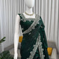 Emerald Beaded Sequin Saree