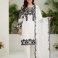 Fox Georgette Kurta Set With Floral Embroidery