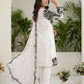 Fox Georgette Kurta Set With Floral Embroidery
