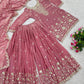 Dusty Rose Sequin Silk Suit
