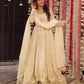Ivory Sequin Anarkali Gown