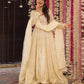 Ivory Sequin Anarkali Gown