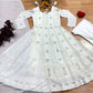 Ivory Sequin Anarkali Gown