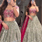 Designer Faux Georgette Lehenga Choli Set for Wedding and Reception Wear