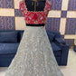 Designer Faux Georgette Lehenga Choli Set for Wedding and Reception Wear