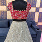 Designer Faux Georgette Lehenga Choli Set for Wedding and Reception Wear