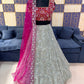 Designer Faux Georgette Lehenga Choli Set for Wedding and Reception Wear