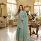 Crushed Silk Sharara Set With Sequin Embroidery
