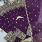 Aubergine Cording Peplum Lehenga