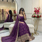 Violet Bandhani Sequin Gown