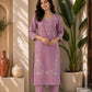 Floral Embroidered Cotton Kurta
