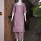 Floral Embroidered Cotton Kurta