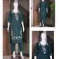 Floral Embroidered Cotton Kurta