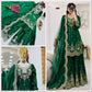 Purple Shimmer Satin Sharara Set with Dupatta