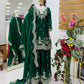 Purple Shimmer Satin Sharara Set with Dupatta