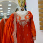 Purple Shimmer Satin Sharara Set with Dupatta