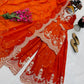 Purple Shimmer Satin Sharara Set with Dupatta