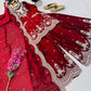 Purple Shimmer Satin Sharara Set with Dupatta