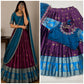 Kanjivaram Maggam Work South Style Half Lehenga