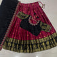 Kanjivaram Maggam Work South Style Half Lehenga