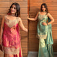 Sequin Embroidered Sharara Set