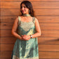 Sequin Embroidered Sharara Set