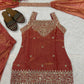 Sequin Embroidered Sharara Set
