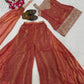 Sequin Embroidered Sharara Set