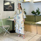 Ivory Boho Mirror Kaftan