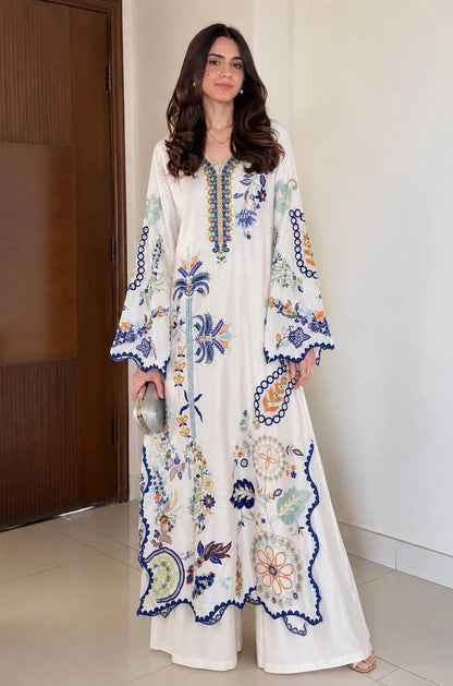 Ivory Boho Mirror Kaftan