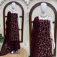 Merlot Vine Sequin Suit Set