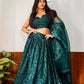 Georgette Sequins Embroidered Lehenga Set