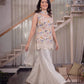 Ivory Floral Embroidered Sharara