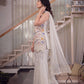 Ivory Floral Embroidered Sharara