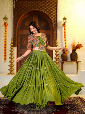 Olive Kodi Choli Lehenga Set