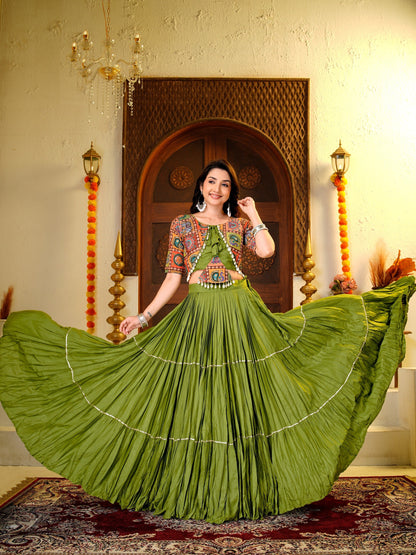 Olive Kodi Choli Lehenga Set
