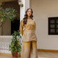 Premium Banarasi Viscose Embroidered Kurta Palazzo Set for Festive and Wedding Wear