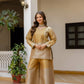 Premium Banarasi Viscose Embroidered Kurta Palazzo Set for Festive and Wedding Wear