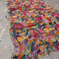 Rust Floral Mirror Saree
